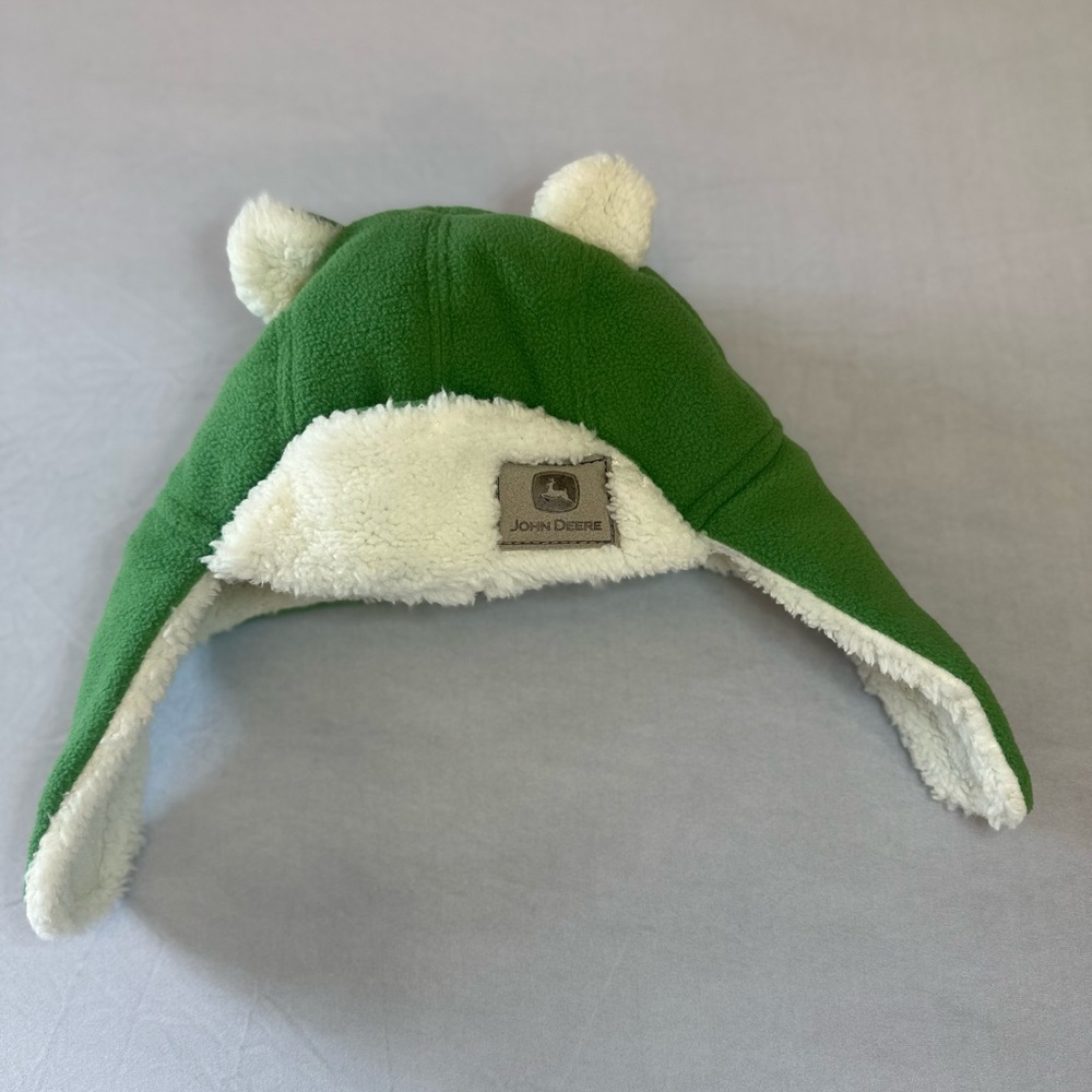 John Deere Green and White Kids Hat